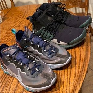 Nike react element 87 + presto sz 8.5 & FREE TEES!